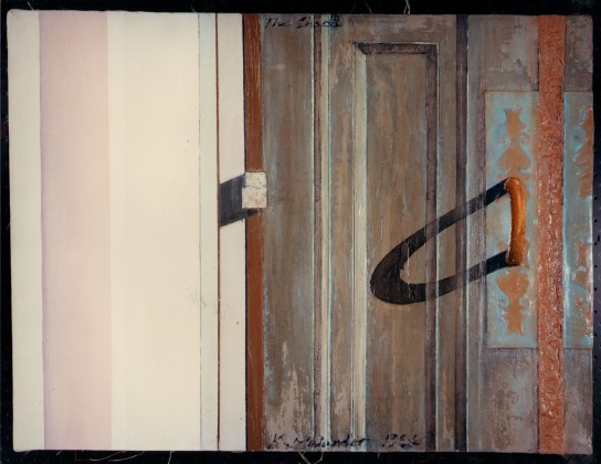 Bronze door study: oil paint on canvas<br /> <br /><small></small>