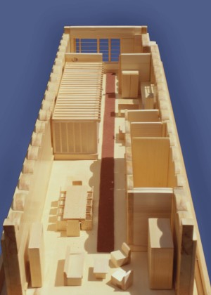 Loft renovation study model: basswood model<br /> <br /><small></small>