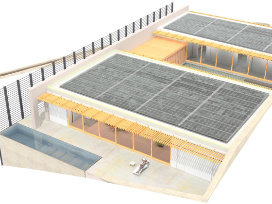 Residential bird’s eye view in Napa: digital rendering<br /> <br /><small></small>