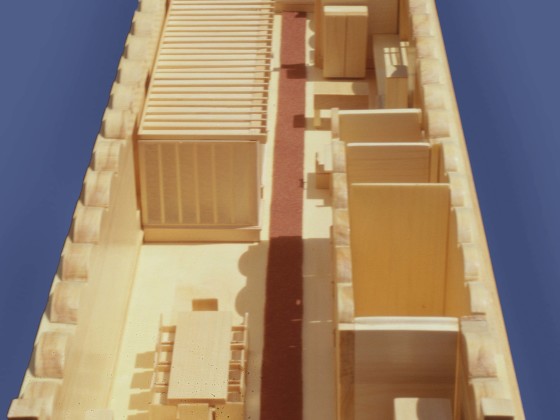 Loft renovation study model: basswood model<br /> <br /><small></small>